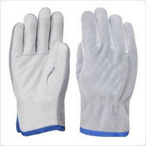 Luva Vaqueta Zanel Petroleiro Natural - Kit C/5 Pecas