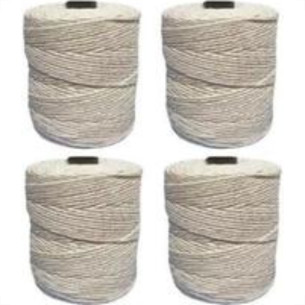 Barbante De Algodao 4/4 - 4 X82M - Pacote Com 4 Rolos