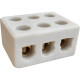 Conector Porcelana Brasfort 3 Polos - 10Mm - 8610 - Kit C/10 Pecas Conector Porcelana Brasfort 3 Polos - 10Mm - 8610 - Kit C/10 Pecas