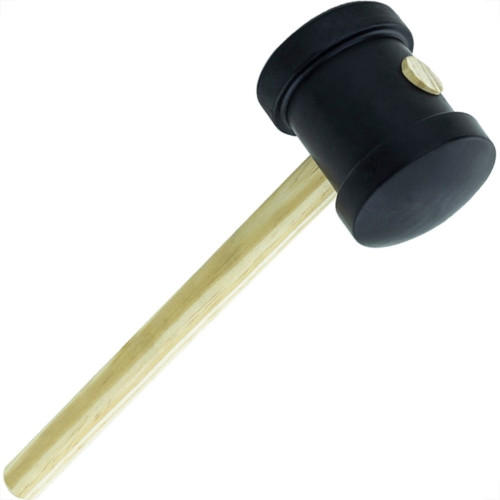 Martelo De Borracha Thompson Preto 80Mm Martelo De Borracha Thompson Preto 80Mm