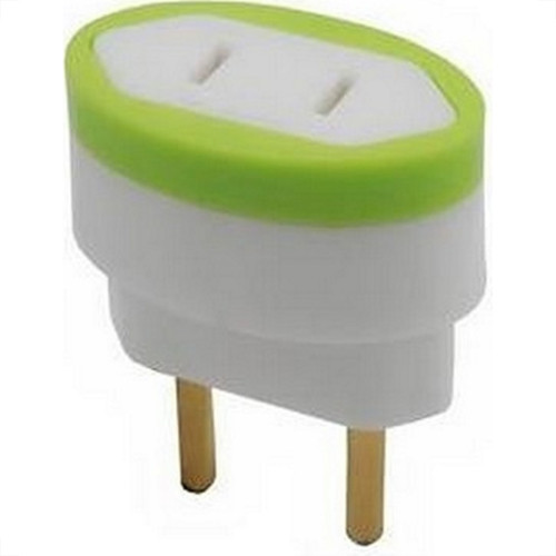 Pino Adaptador Daneva 2 Polos 10A. Chato Para Redondo - 1549 - Kit C/12 Pecas Pino Adaptador Daneva 2 Polos 10A. Chato Para Redondo - 1549 - Kit C/12 Pecas