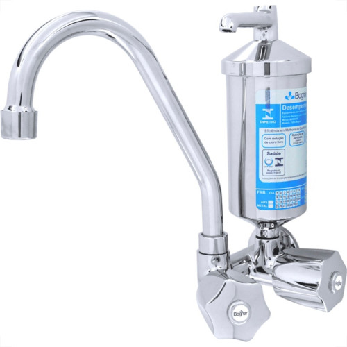 Torneira Bica Movel Filtro Abs Parede Bognar 2268 Light - C-50 Cromada Torneira Bica Movel Filtro Abs Parede Bognar 2268 Light - C-50 Cromada