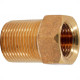 Bucha De Reducao Latao Amarelo Metais Rei 3/4''X1/2'' Longa Bucha De Reducao Latao Amarelo Metais Rei 3/4''X1/2'' Longa