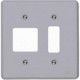 Placa Conjunto Ilumi Cinza 4X4 - 1 Interruptor Vertical + 2 Interruptores Horizontais - Kit C/10 Pecas Placa Conjunto Ilumi Cinza 4X4 - 1 Interruptor Vertical + 2 Interruptores Horizontais - Kit C/10 Pecas