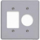 Placa Conjunto Ilumi Cinza 4X4 - 3 Interruptores + 1Tomada Redonda - Kit C/10 Pecas Placa Conjunto Ilumi Cinza 4X4 - 3 Interruptores + 1Tomada Redonda - Kit C/10 Pecas
