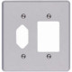 Placa Conjunto Ilumi Cinza 4X4 - 3 Interruptores + 1Tomada - Kit C/10 Pecas Placa Conjunto Ilumi Cinza 4X4 - 3 Interruptores + 1Tomada - Kit C/10 Pecas