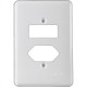 Placa Conjunto Ilumi Stylus Branco 4X2 - 1 Interruptor + 1 Tomada - 20420 Placa Conjunto Ilumi Stylus Branco 4X2 - 1 Interruptor + 1 Tomada - 20420