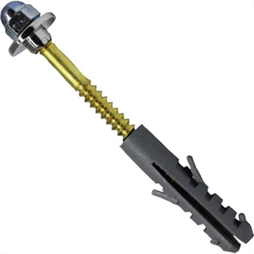 Parafuso Para Vaso Sanitario Bognar Latao B-10 Arruela Abs Cromado Com 20 Pecas