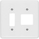 Placa Conjunto Ilumi Stylus Branco 4X4 - 1 Interruptor Vertical + 2 Horizontais Placa Conjunto Ilumi Stylus Branco 4X4 - 1 Interruptor Vertical + 2 Horizontais