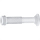 Tubo Ligacao Censi Plastico Branco Ajustavel Sanfonado Com Spud - 7290 Tubo Ligacao Censi Plastico Branco Ajustavel Sanfonado Com Spud - 7290