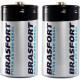 Pilha Brasfort C Media Cartela Com 2 Pecas 6310