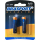 Pilha Brasfort Alcalina Aaa Palito Cartela Com 02 Pecas 6300 Pilha Brasfort Alcalina Aaa Palito Cartela Com 02 Pecas 6300