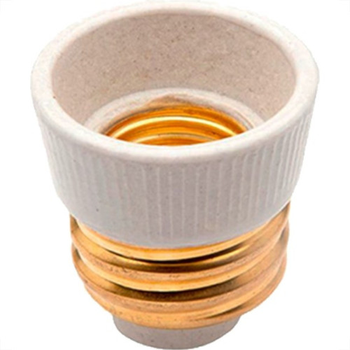 Soquete Adaptador Reducao De Lampada E-40 Para E-27 Porcelana Brasfort - 8889 Soquete Adaptador Reducao De Lampada E-40 Para E-27 Porcelana Brasfort - 8889