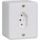 Sistema Box Ilumi 1 Tomada 2 Polos+Terra 10A. Branco - 63140 Sistema Box Ilumi 1 Tomada 2 Polos+Terra 10A. Branco - 63140