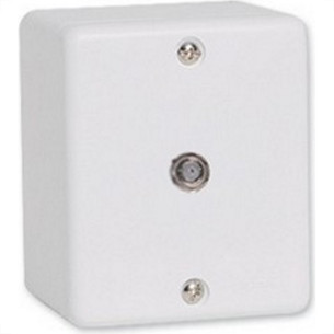 Sistema Box Ilumi Conector Antena Tv Branco - 6363