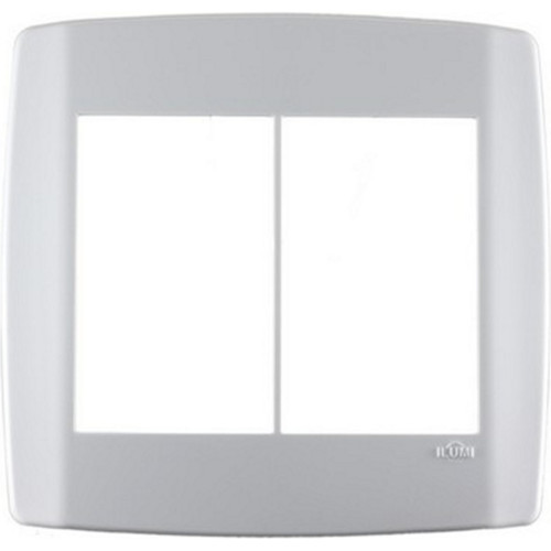 Placa Conjunto Modular Slim 4X4 - 3 Modulos + 3 Modulos Juntos Branca 8309 Placa Conjunto Modular Slim 4X4 - 3 Modulos + 3 Modulos Juntos Branca 8309