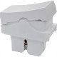 Modulo Ilumi Slim Intermediario Branco 8133 Modulo Ilumi Slim Intermediario Branco 8133