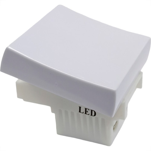 Modulo Ilumi Slim Com Led 1 Simples Largo Branco 81352 Modulo Ilumi Slim Com Led 1 Simples Largo Branco 81352