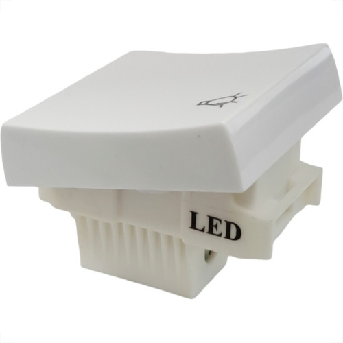 Modulo Ilumi Slim Com Led Minuteira Largo Branco 81422 Modulo Ilumi Slim Com Led Minuteira Largo Branco 81422