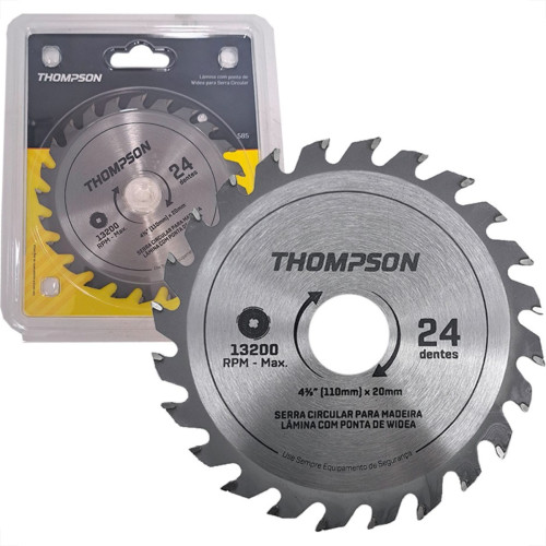 Serra Circular Widea Thompson 4.3/8''X 24 Dentes Para Makita Serra Circular Widea Thompson 4.3/8''X 24 Dentes Para Makita