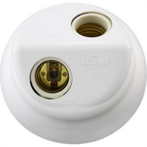 Plafon Decorativo Ilumi Duplo Branco 100W. 18092 Com 10 Pecas - Kit C/10 Pecas Plafon Decorativo Ilumi Duplo Branco 100W. 18092 Com 10 Pecas - Kit C/10 Pecas