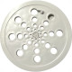 Grelha Plastica Redonda Branca Overtime 10X10Cm Com Fecho Grelha Plastica Redonda Branca Overtime 10X10Cm Com Fecho