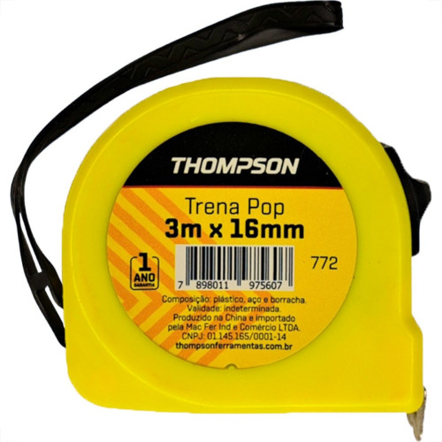 Trena Thompson Color Pop Com Trava 3Mx16Mm Trena Thompson Color Pop Com Trava 3Mx16Mm