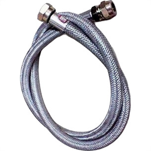 Mangueira Para Gas Malha Aco Coligas Macho/Femea Gas De Rua 4,0M
