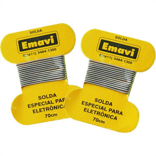 Solda Emavi Cartela Com 2 Pecas (70Cm Cada) . / Kit C/ 30 Peca