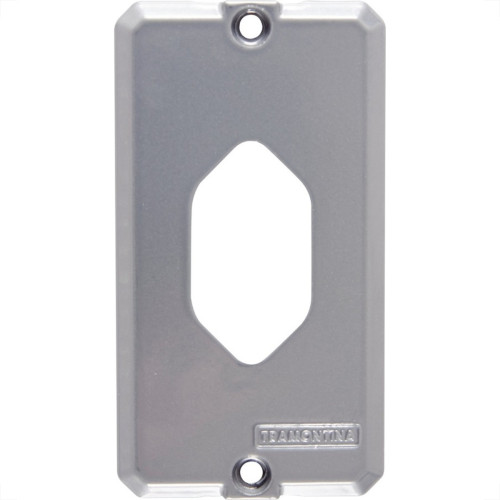 Tampa Para Condulete Tramontina 1 Tomada - 1/2''- 3/4'' Sp - 56117/036 Tampa Para Condulete Tramontina 1 Tomada - 1/2''- 3/4'' Sp - 56117/036