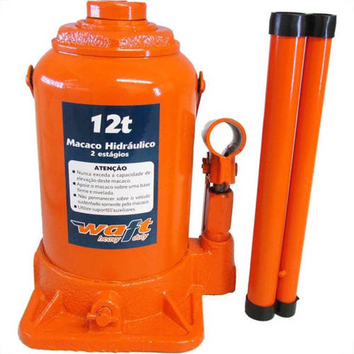 Macaco Hidraulico Garrafa Waft 12 Toneladas 6526 Macaco Hidraulico Garrafa Waft 12 Toneladas 6526