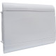 Centrinho Steck Pvc Embutir Branco Para 12 Disjuntores Din Sem Barramento