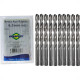 Broca Aco Rapido Brasfort 6,5Mm - 7480 - Kit C/10 Pecas Broca Aco Rapido Brasfort 6,5Mm - 7480 - Kit C/10 Pecas