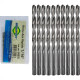 Broca Aco Rapido Brasfort 1/16'' - 7494 - Kit C/10 Pecas