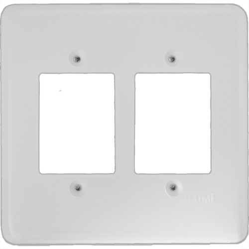 Placa Conjunto Ilumi Stylus Branco 4X4 - 3 Interruptores + 3 Interruptores - 257N Placa Conjunto Ilumi Stylus Branco 4X4 - 3 Interruptores + 3 Interruptores - 257N