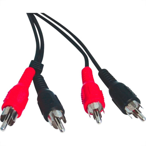 Cabo Audio/Video 2Rca + 2Rca 1,80M - Kit C/10 Pecas Cabo Audio/Video 2Rca + 2Rca 1,80M - Kit C/10 Pecas