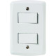 Conjunto Tramontina Com Placa Lux2 2 Simples 57145/040 Conjunto Tramontina Com Placa Lux2 2 Simples 57145/040