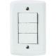 Conjunto Tramontina Com Placa Lux2 3 Simples 57145/070 Conjunto Tramontina Com Placa Lux2 3 Simples 57145/070
