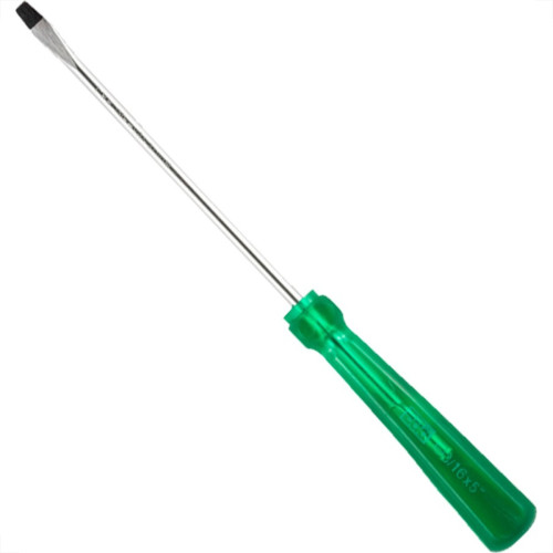 Chave Fenda Eda Cromo Vanadio Verde Com Ima 3/16'' X 5'' - 9Tp - Kit C/12 Pecas Chave Fenda Eda Cromo Vanadio Verde Com Ima 3/16'' X 5'' - 9Tp - Kit C/12 Pecas