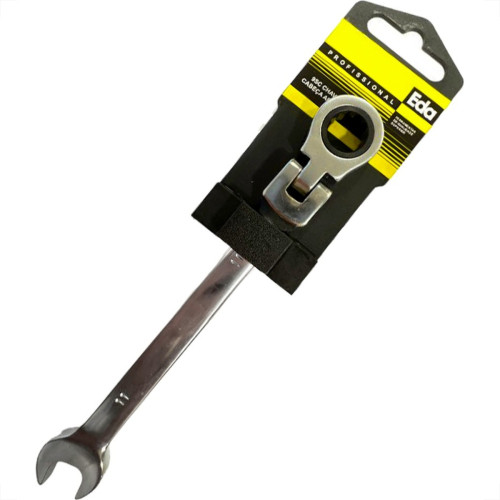 Chave Combinada Eda Catracada Articulada Cromo Vanadio 11Mm - 9Sc Chave Combinada Eda Catracada Articulada Cromo Vanadio 11Mm - 9Sc