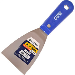 Espatula Castor Aco Inox Cabo Plastico Reforcado Azul 60Mm - 791