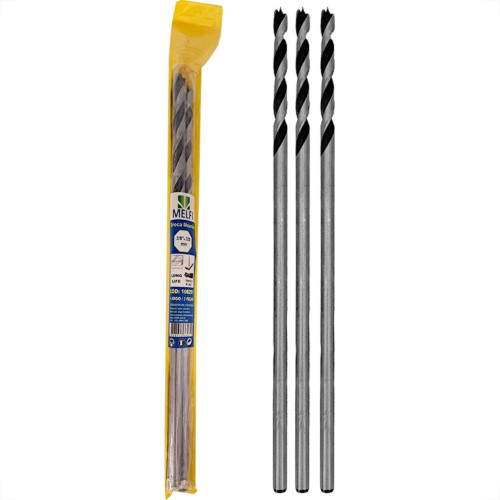 Broca Mourao Aco Carbono Melfi 3/8''X 320 - Kit C/3 Pecas Broca Mourao Aco Carbono Melfi 3/8''X 320 - Kit C/3 Pecas