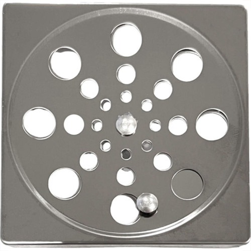 Grelha Aco Inox Quadrada Overtime 10X10Cm Com Fecho Grelha Aco Inox Quadrada Overtime 10X10Cm Com Fecho