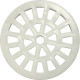 Grelha Plastica Redonda Branca Herc 10X10Cm - 2293 - Kit C/6 Pecas Grelha Plastica Redonda Branca Herc 10X10Cm - 2293 - Kit C/6 Pecas
