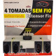 Filtro Linha Capte 4 Tomadas 2P+T Sem Fio Bivolt Com Fusivel Interruptor E Led Indicador De Tensao. Filtro Linha Capte 4 Tomadas 2P+T Sem Fio Bivolt Com Fusivel Interruptor E Led Indicador De Tensao.