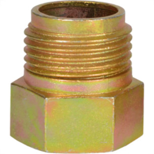 Aumento Garden Zamac Amarelo 1/2'' Curto - 10857E