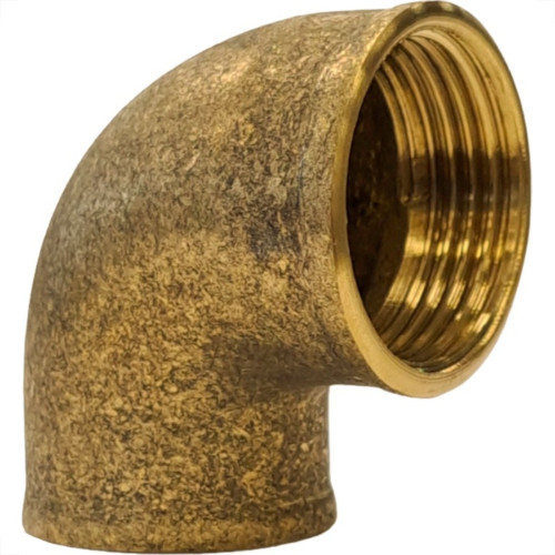 Joelho Latao Amarelo Metais Rei 90º 3/4X1/2'' Joelho Latao Amarelo Metais Rei 90º 3/4X1/2''