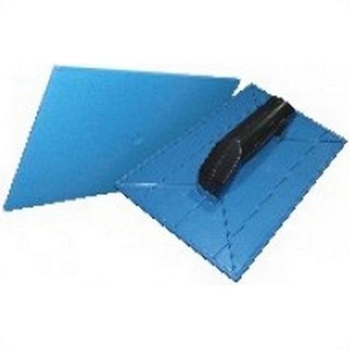Desempenadeira Pvc Emave Azul Lisa 22 X34Cm - Kit C/6 Pecas Desempenadeira Pvc Emave Azul Lisa 22 X34Cm - Kit C/6 Pecas