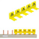 Isolador Fase Steck Amarelo Com 5 Polos - S682003 - Kit C/10 Pecas Isolador Fase Steck Amarelo Com 5 Polos - S682003 - Kit C/10 Pecas