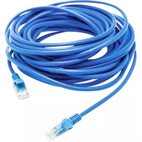 Cabo De Rede/Informatica Interneed Azul 10M Com Conector Rj45 Cabo De Rede/Informatica Interneed Azul 10M Com Conector Rj45